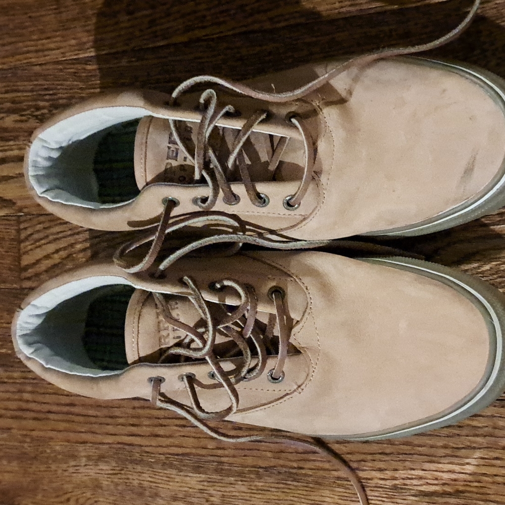 Sperry top-sider boat shoes 11 workboot tan